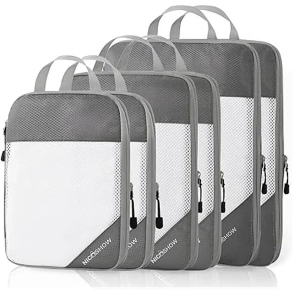 Compression Packing Cubes for Travel,Packing Cubes Compression Travel Essentials - Picture 2 of 7
